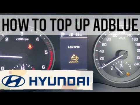 How to top up Adblue in a Hyundai Diesel #adblue #howto #hyundai