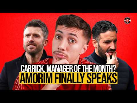 Carrick For Manager Of The Month?! Amorim Finally Speaks On United…