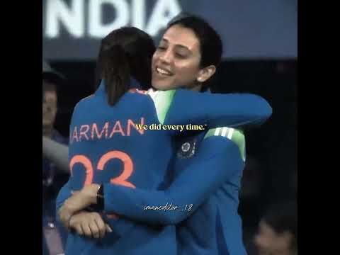 #harmandhana : God, please be kind to these two this time🥺💙| #smritimandhana #harmanpreetkaur