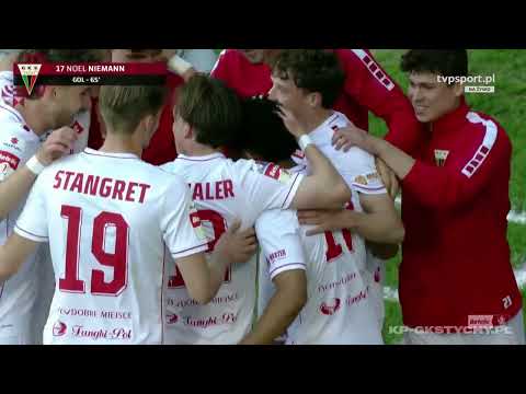 34. kolejka Betclic1Liga: Skrót meczu GKS Tychy - Górnik Łęczna 3:1