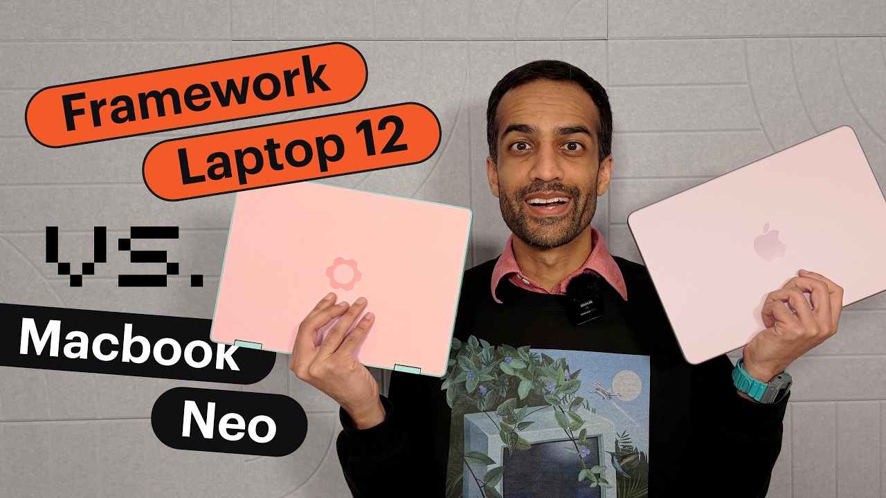 Framework founder Nirav reviews Apple Neo vs Framework Laptop 12 (Comparative Teardown) - YouTube