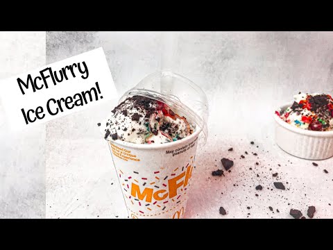 How to make McDonald’s McFlurry ice cream from home | No machine ice cream