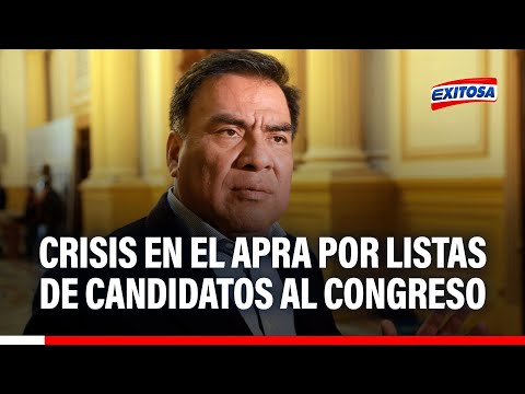🔴🔵 "Grave y grotesco": Velásquez Quesquén DENUNCIA CAMBIOS en listas de candidatos del APRA