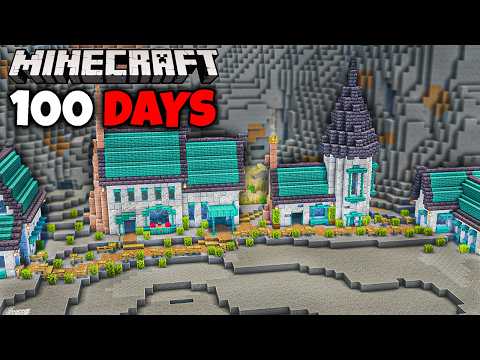Surviving 100 Days In A Stone WASTELAND