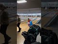 Arabella gets an amazing gutterball! #bowling