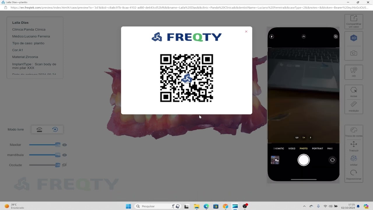Vídeo 36 - Como compartilhar um caso via QR Code