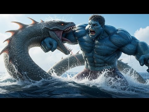 TITANS UNITE! Hulk and King Kong vs. Leviathan! - Epic Ocean Battle