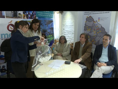 Imágenes sorteo de Mevir en stand de Expo Prado 2023