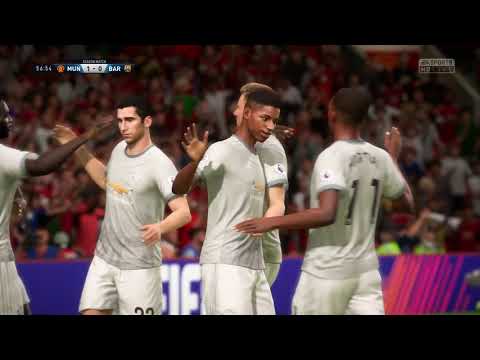 FIFA 18 ROAD TO CO-OP CHAMPIONS PART 20 - BARCELONA VS MAN UTD - FIFA 18 Co-Op Seasons Gameplay