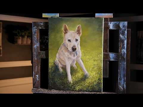 Painting Realistic Pet Portraits in Oil - Paint with Kevin