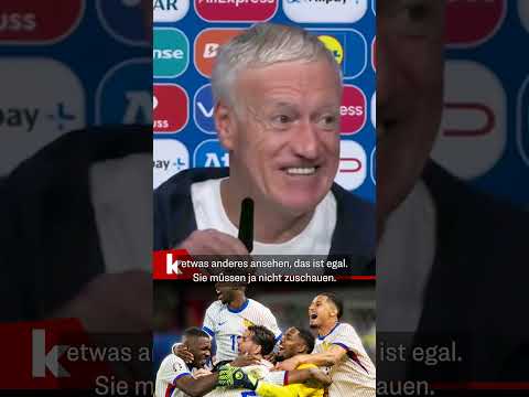 "Dann schau was anderes!" Deschamps kontert Kritik #shorts