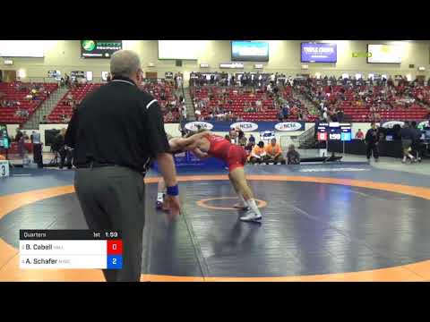 2018 Marine Corps US Open/Senior Men's Freestyle 97 Quarters - Blaize Cabell (Vall) Vs. Austin Sch