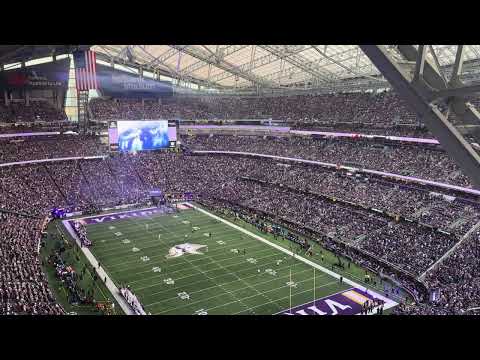 (LONG VID:) Vikings Home Opener SNF Players Intro! 9-14-2025