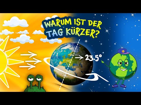 Warum ist der Tag kürzer? Ein Lernvideo für Kinder.