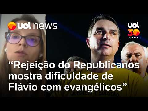 Rejeição do Republicanos mostra dificuldade de Flávio Bolsonaro com evangélicos, diz professora