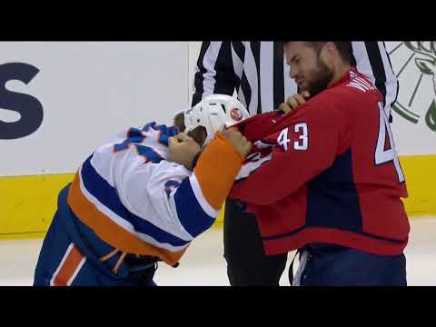 NHL Fight - Islanders vs Capitals - 2020 08 12
