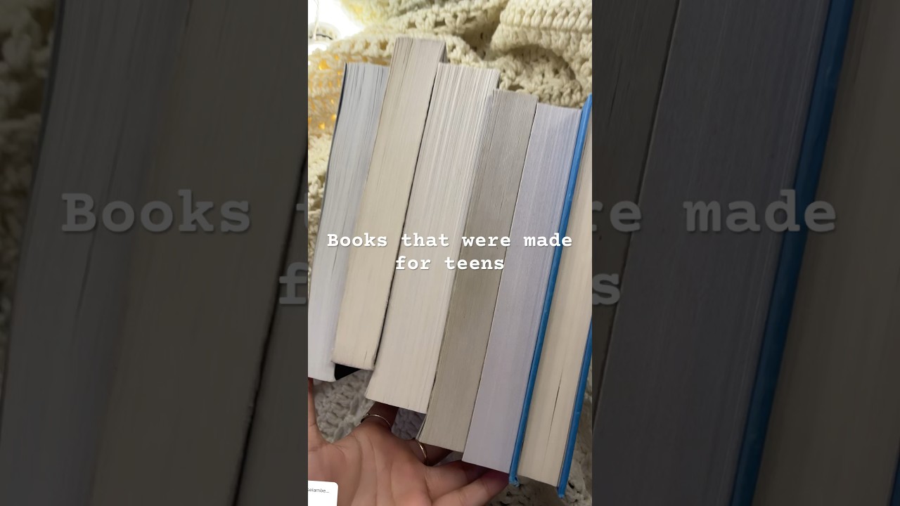 Best books for teens!! #booktube #booktok #bookrecommendations #books