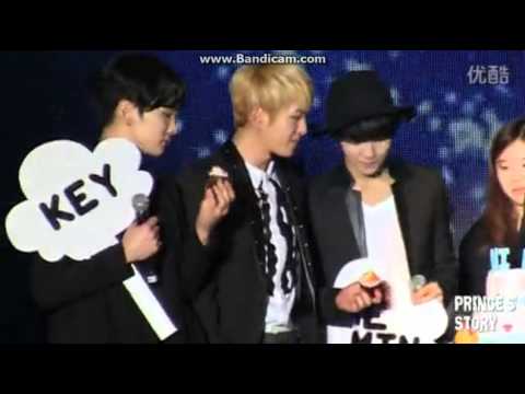 140118 shinee festival tour in beijing - cut the cake