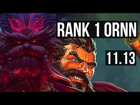ORNN vs GRAVES (TOP) | Rank 1 Ornn, Rank 3, 6/2/7 | TR Challenger | v11.13