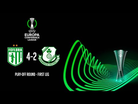 HIGHLIGHTS | Flora Tallinn 4-2 Shamrock Rover - UEFA Europa Conference League Play-Off Round