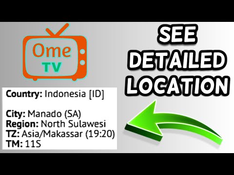 How to see exact location of people in Ome TV!