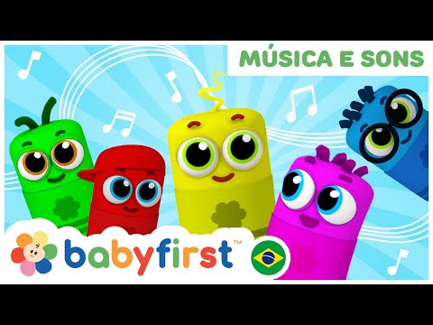 Música Infantil Brasileira | Aprendendo as Cores | Canções Infantis Compilação | Baby First Brasil