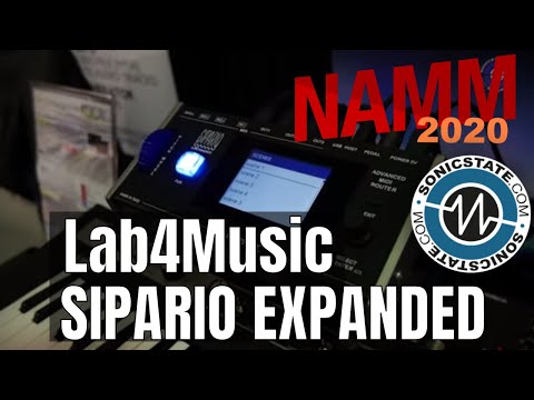 NAMM 2020: Lab4Music Sipario Expanded Programmable MIDI Router