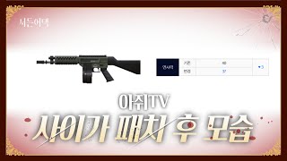 사이가 너프 전 너프 후 비교 영상