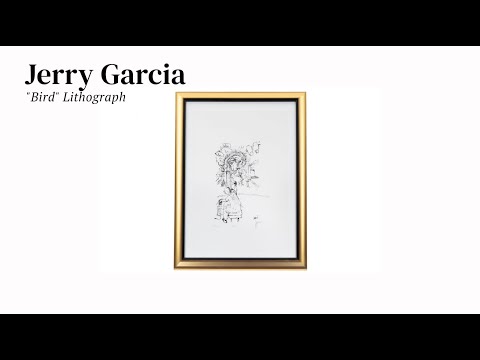 Jerry Garcia Signed "Bird" Lithograph, #40