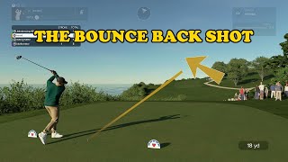 PGA 2K23: The Bounce Back Trick Shot - Watch Players Swing Out of Bounds for Extra Yards!