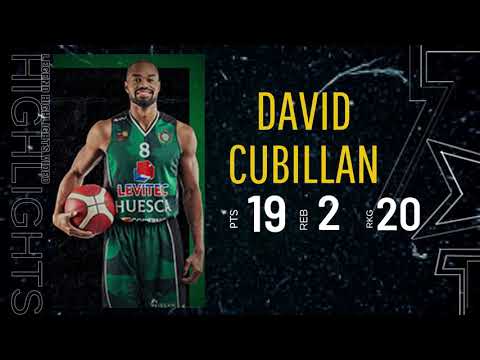 DAVID CUBILLAN PEÑAS HUESCA VS FORCA LLEIDA LEB ORO HIGHLIGHTS 2021 | RANKING 20