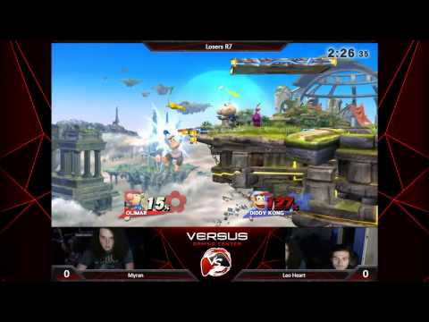 Smash 4 Our Sins #2 3/21/15 - Losers R7 - Myran (Olimar) vs. Leo Heart (Diddy Kong) - Smash 4