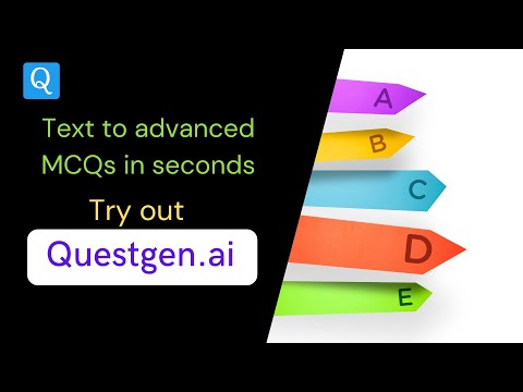 Questgen: An Advanced AI-powered question generator that is easy to use.