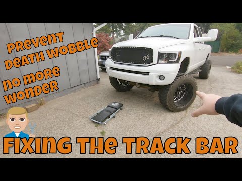 Stop death wobble before it happens!!!! Fixing my track bar.