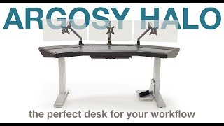 Video thumbnail for ARGOSY HALO Desk - The Perfect Desk for Your Workflow by ARGOSY