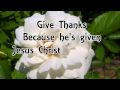 Give Thanks