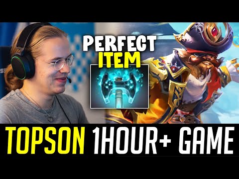 TOPSON Found the PERFECT Neutral Item for PANGOLIER - EPIC GAME! DOTA 2