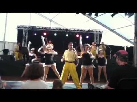 Satin Dollz - Dangerous Dames at Marlbourough Jazz Festival with the Jive Aces