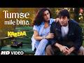 Tumse Mile Bina Video Song Kishore Kumar Anupama Deshpande Kabzaa Sanjay Dutt Amrita Singh