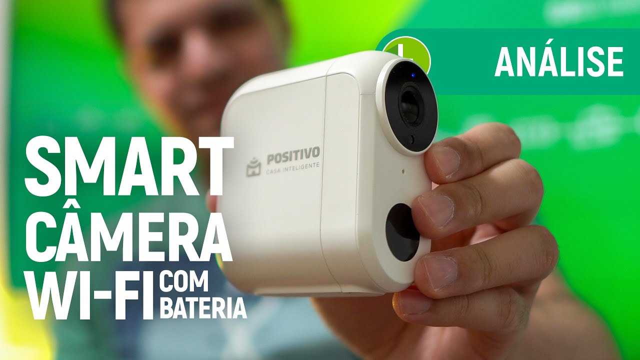 Miniatura da avaliação em vídeo de Câmera de Segurança Wi-Fi Positivo Smart Full HD
