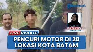 Tak Berkutik! Polisi Tangkap Pelaku Pencurian Sepeda Motor yang Beraksi di 20 Lokasi Kota Batam