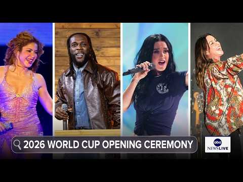 Who is performing at the World Cup opening ceremonies?