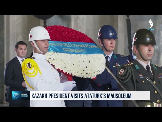 Kazakistan Devlet başkanı, Anıtkabir’i ziyaret etti