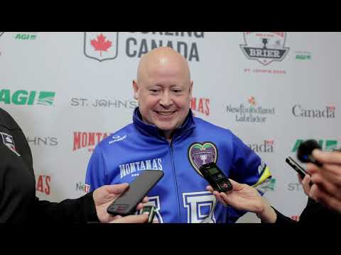 Media Scrum - Draw 22 - 2026 Montana's Brier