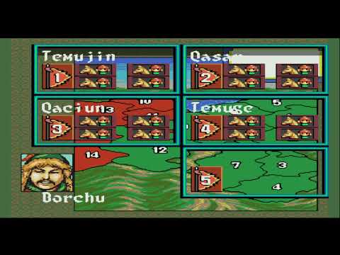 Longplay Sega Genesis Genghis Khan II - Clan of the Gray Wolf Part 6
