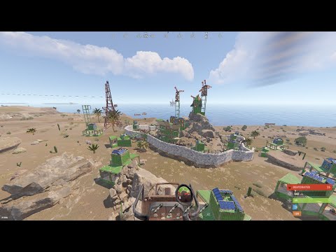 Rust Solo Unraidable God Rock Base Tour / Reddit EU Low Pop