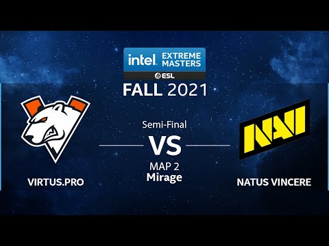 CS:GO - Natus Vincere vs. Virtus.pro [Mirage] Map 2 - IEM Fall 2021 - Semi-Final - CIS