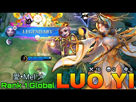 Legendary Luo Yi NonStop Gank - Top 1 Global Luo Yi by 愛•Melツ - Mobile Legends