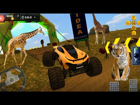 4x4 offroad parking simulator  -  Mclaren 570S Monster Truck  Driving Sim#05  -  Android Gamepla