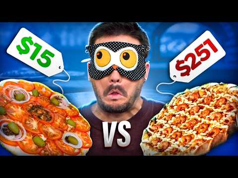 EXPENSIVE vs. CHEAP PIZZAS - CAN I GET IT RIGHT?